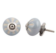 Grey Etched Ceramic Knob-17