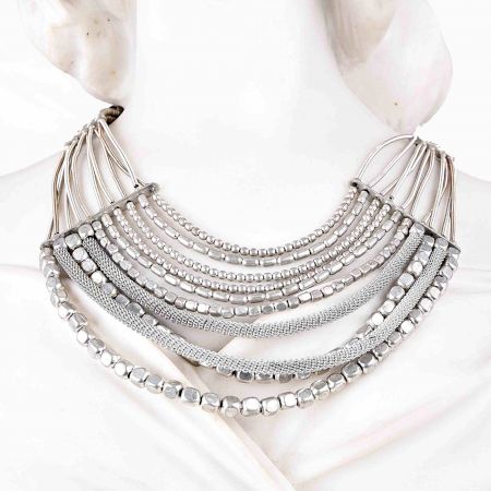 Silver Horizon Necklace