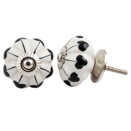 Black Leaf Melon Knob