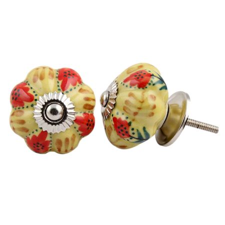 Red Ginger Melon Knob