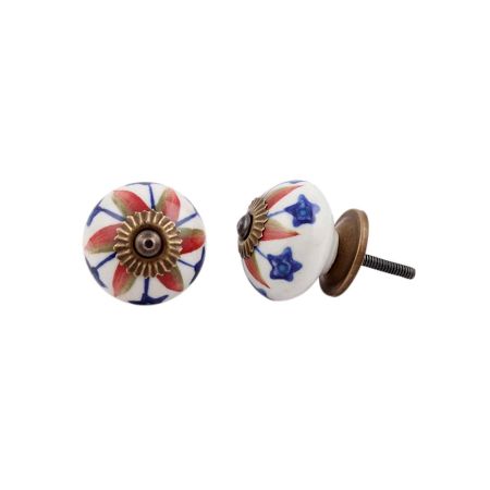 Red Star Ceramic Drawer Knob Online