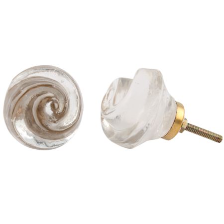 Clear Rose Knob