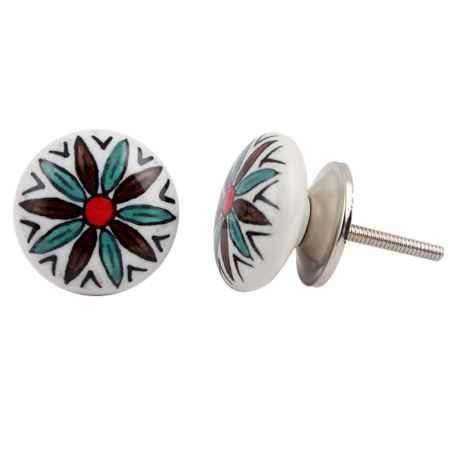 Sunflower Pattern Knob