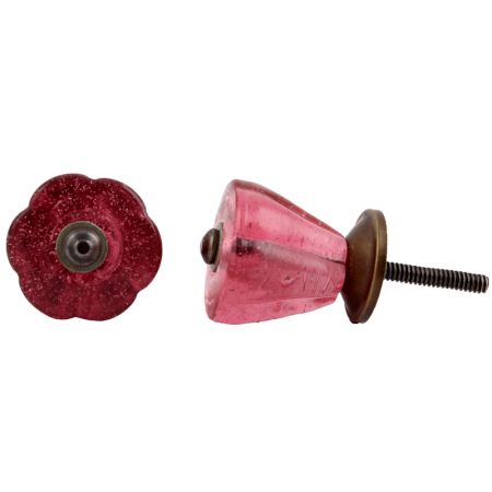 Queen Pink Tulip Knob