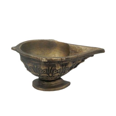 Bronze Oil Lamp-35 (Ht-2 Inches)