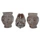 Set of 3 Piece New Wooden Printing Block