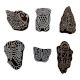 Set of 6 Piece New Mix Wooden Printing Block