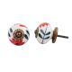 Mini Carnation Ceramic Knob