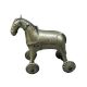 Bronze Horse on Wheel