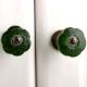 forest Green Tulip Knob