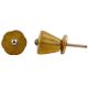 Mustard Tulip Glass Knob