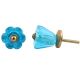 Sky Blue Tulip Knob