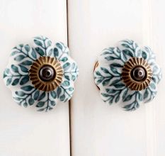 Green Leaf Melon Drawer Knob