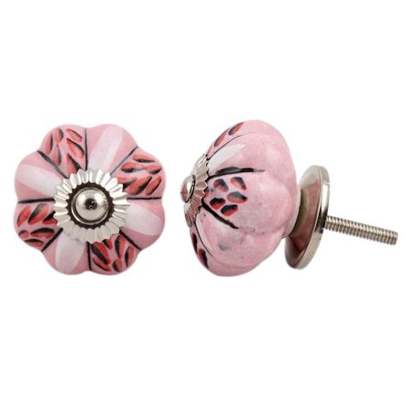 Red And Black Leaf Knob