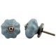 Baby Blue Crackle Cabinet Knob
