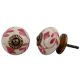 Dark Pink Flower Knob