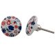 Navy Blue Lily Knob