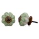 Old Lime Green Dresser Knob