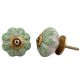 Old Lime Green Dresser Knob