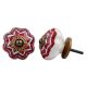 Red Flower Melon Drawer Knob