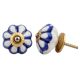 Blue Flower Knob