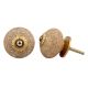 Mustard Round Ceramic Knob