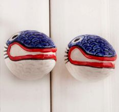 Fish Ceramic Fauna Knob