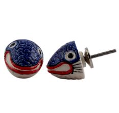 Fish Ceramic Fauna Knob