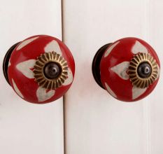 Red Etched Ceramic Knob-03