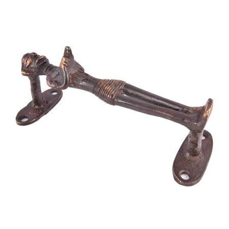 Bronze Hand Carved Tribal Men Door Handle