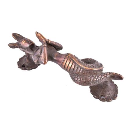 Naga Serpent Door Handles In Brass