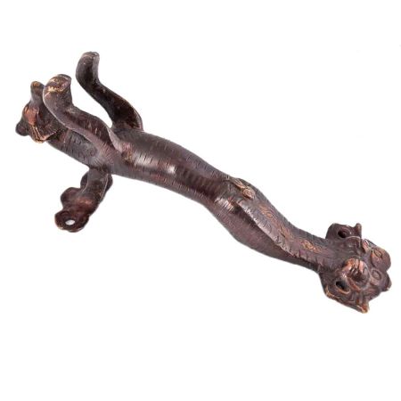 Jaguar Door Handle In Antiqued Bronze Plating