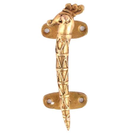 Golden Peacock Design Door Pull or Handle