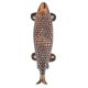 Inlay Carved Fish Shaped Brass Door Handle