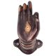 Hand Shaped  Door Handle In Solid Bronze