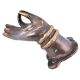 Hand Shaped  Door Handle In Solid Bronze