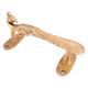 Gold Vintage Peacock Brass Door Handle