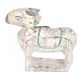 Rustic and Countryside Hand Painted White Wooden Cow