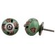 Green Red Flower Knob