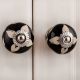 Black Etched Ceramic Knob 40