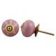Pink Etched Ceramic Knob 42