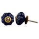 Navy Blue Cut Knob