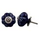 Navy Blue Cut Knob