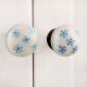 Blue Snow Flakes Knob (1)