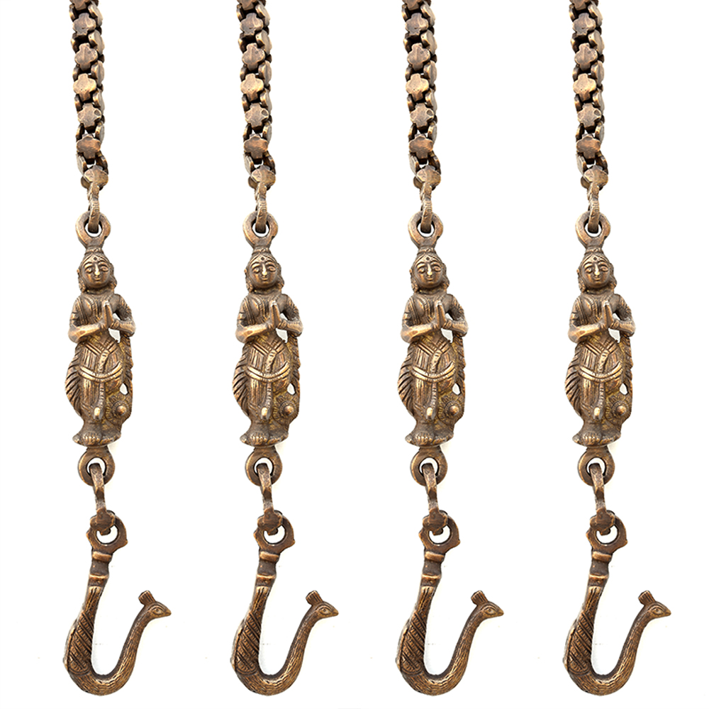 Brass swing chain bronze antique