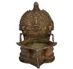 Brass Temple Deepak Lamp