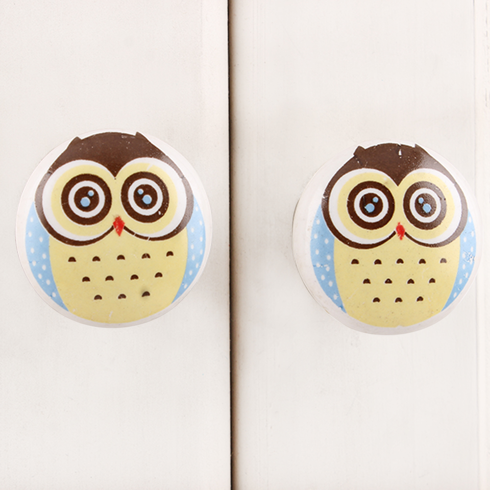 Owl Ceramic Knob