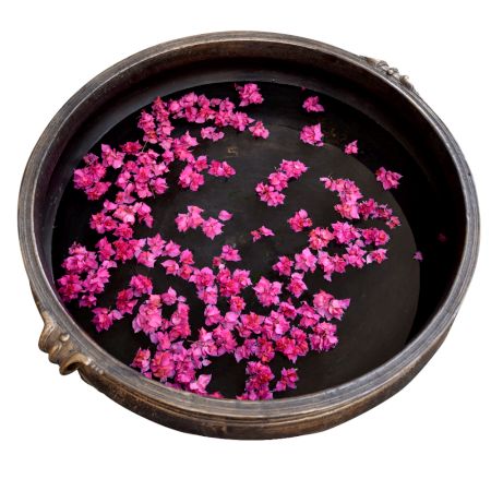 36 inches Bronze Urli Indian Style With Handles.