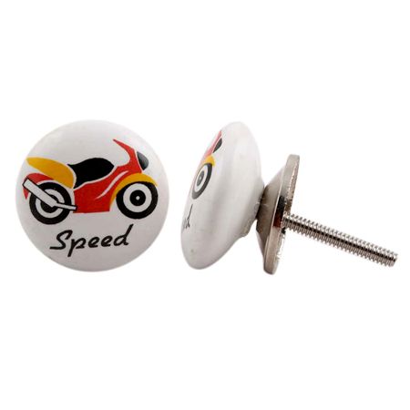 Racer Bike Cabinet Flat Knob