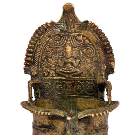 Bronze Oil Lamp of Goddess Laxmi